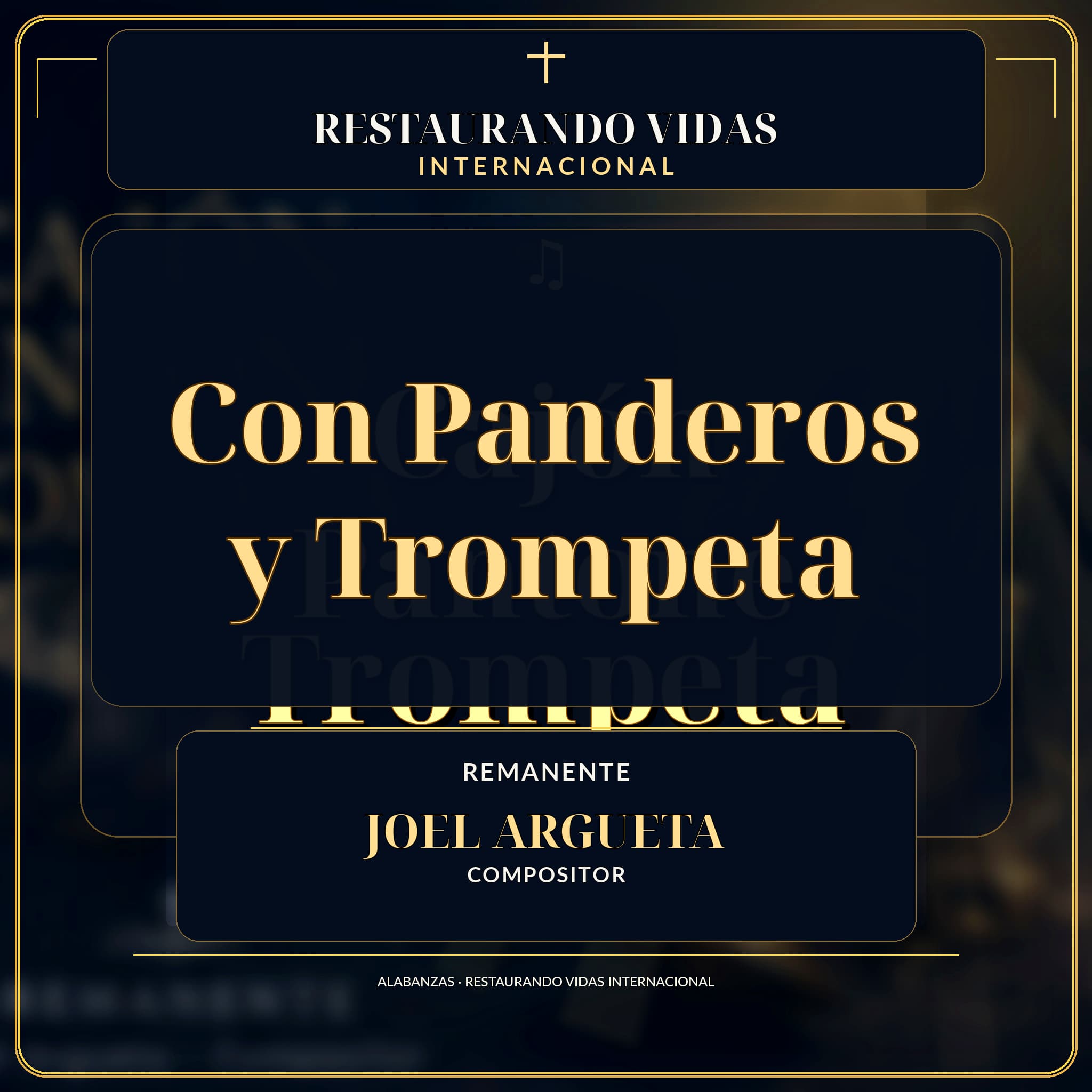 Portada de Con panderos y trompeta