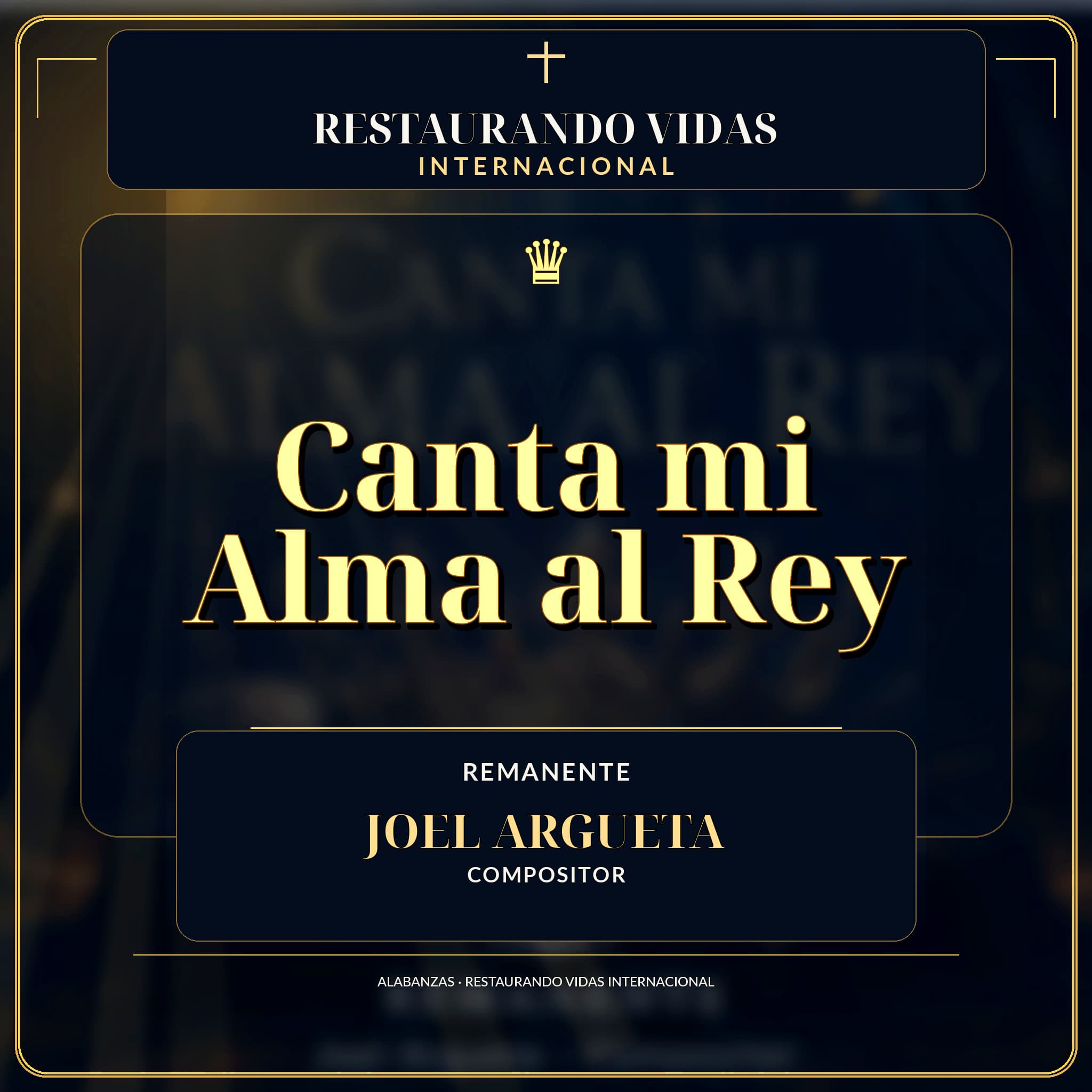 Portada de Canta Mi Alma al Rey