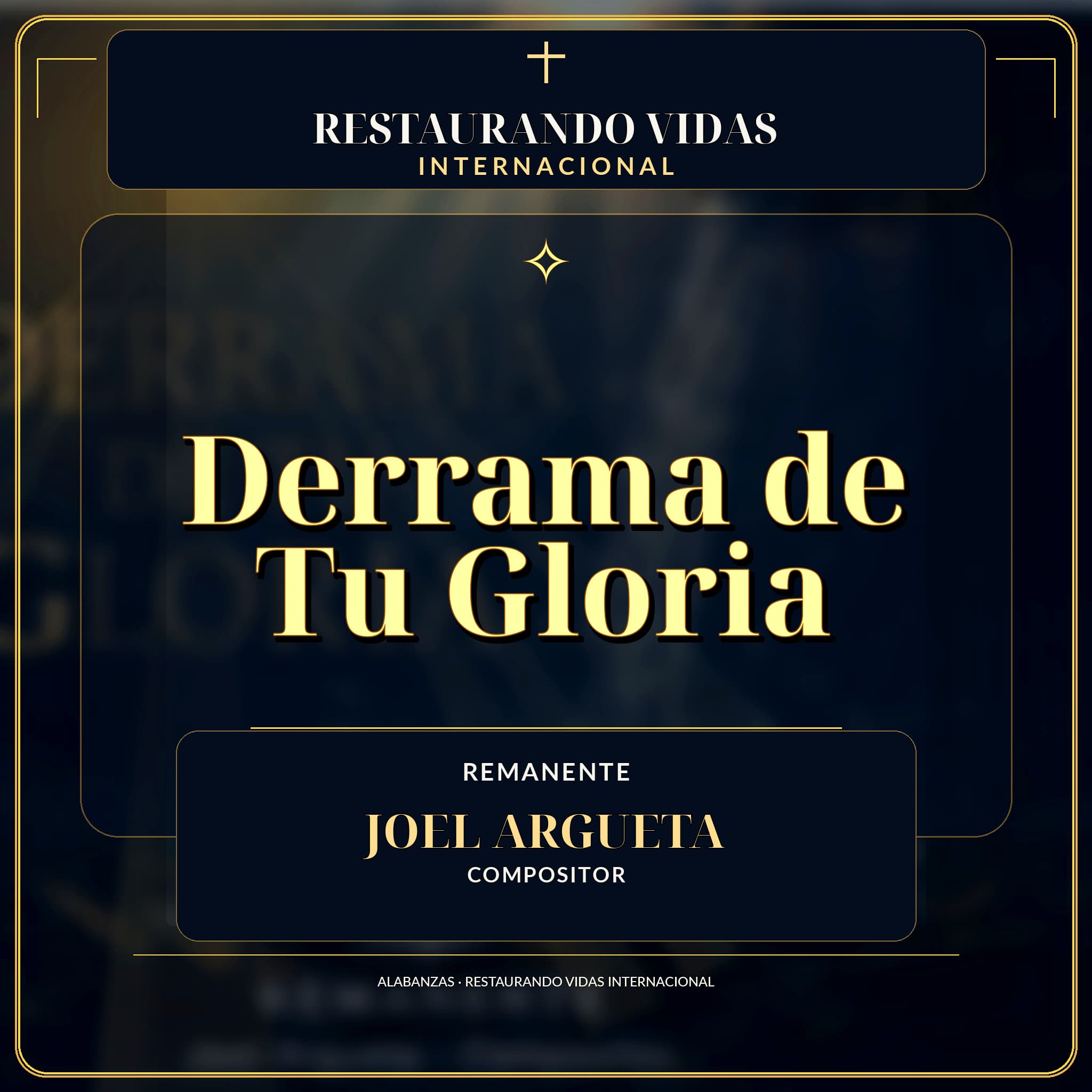 Portada de Derrama de Tu Gloria