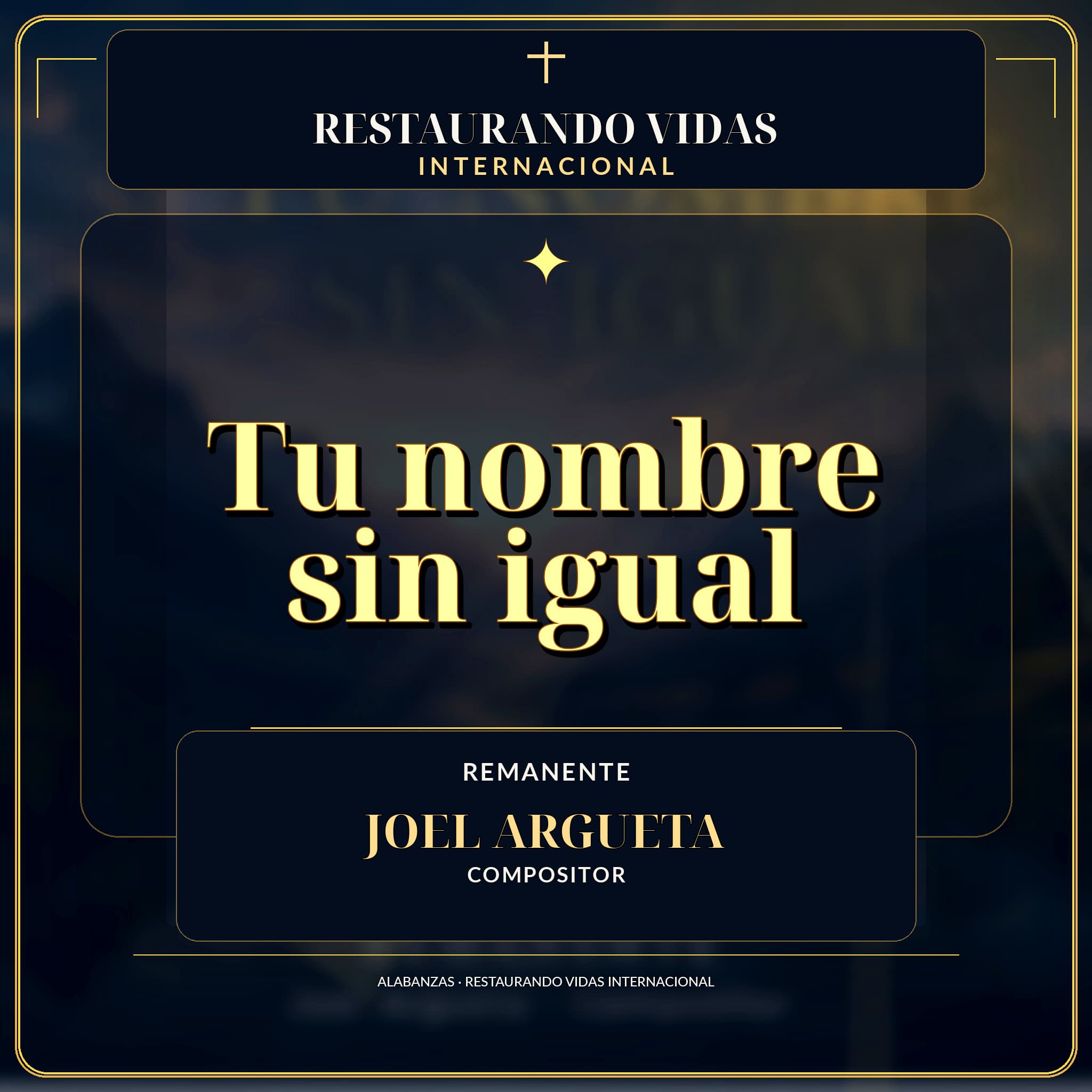 Portada de Tu Nombre Sin Igual